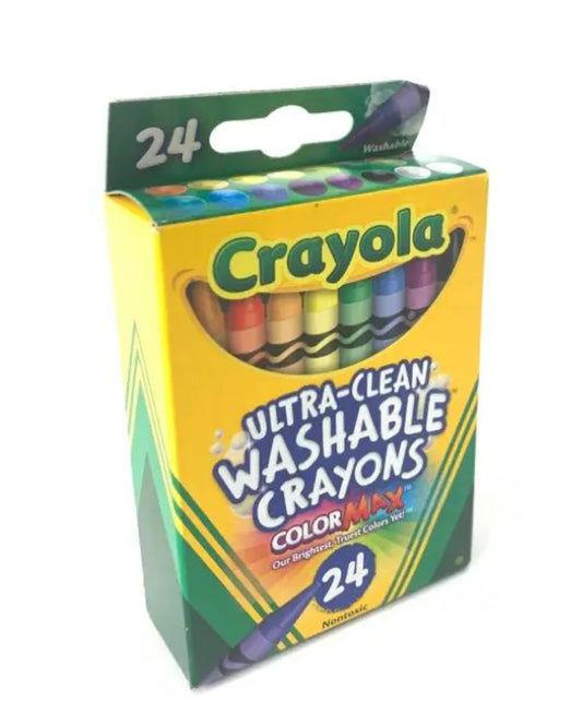Crayola Ultra Clean Crayons 24pcs