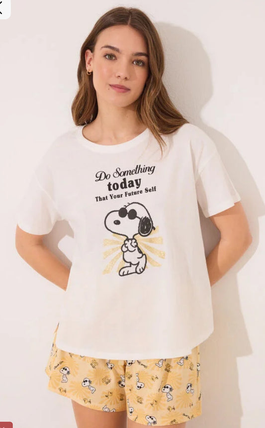 Pijama de Short Snoopy