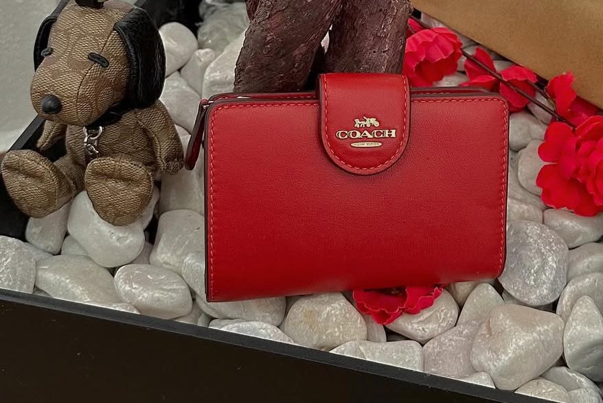 Monedero Rojo Coach