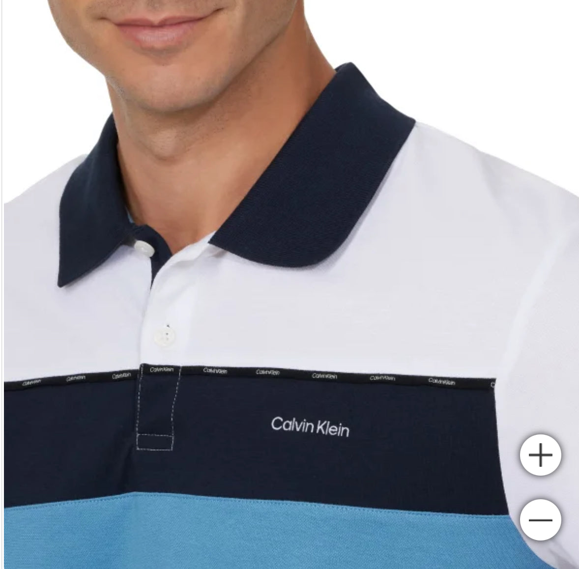Camisa tipo Polo Calvin Klein