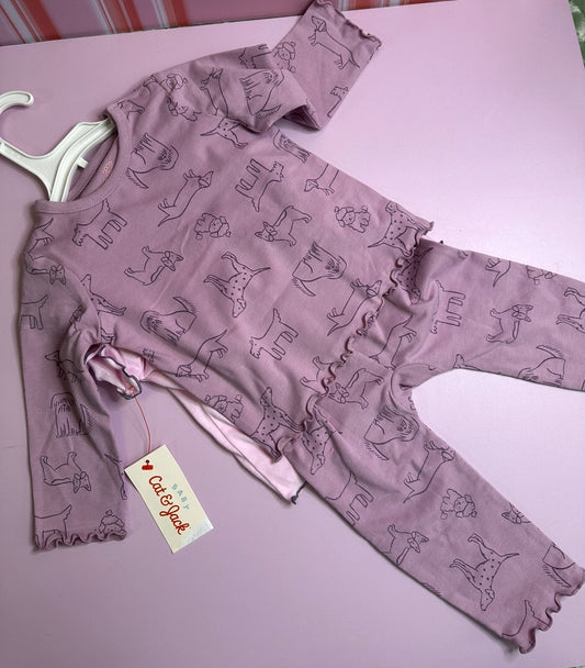 Pijama 3 Piezas Morada