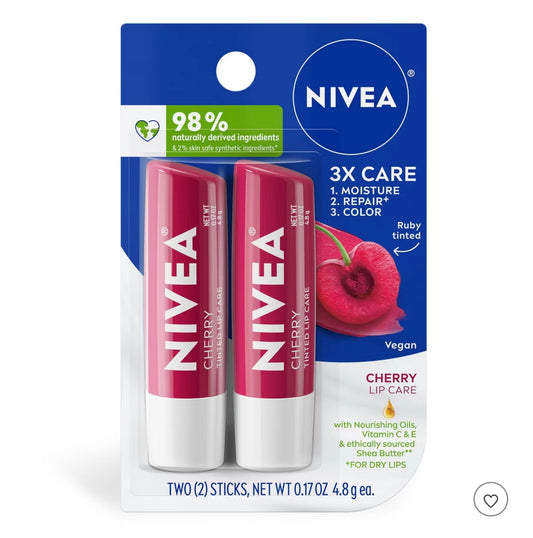 NIVEA Lip Cherry Tinted Lip Balms