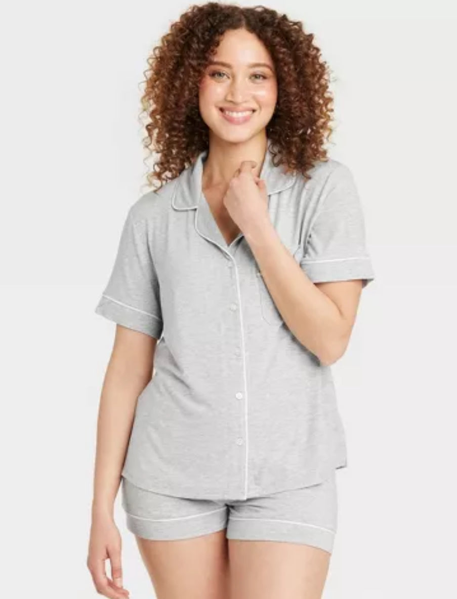 Pijama de Short Color Gris Auden