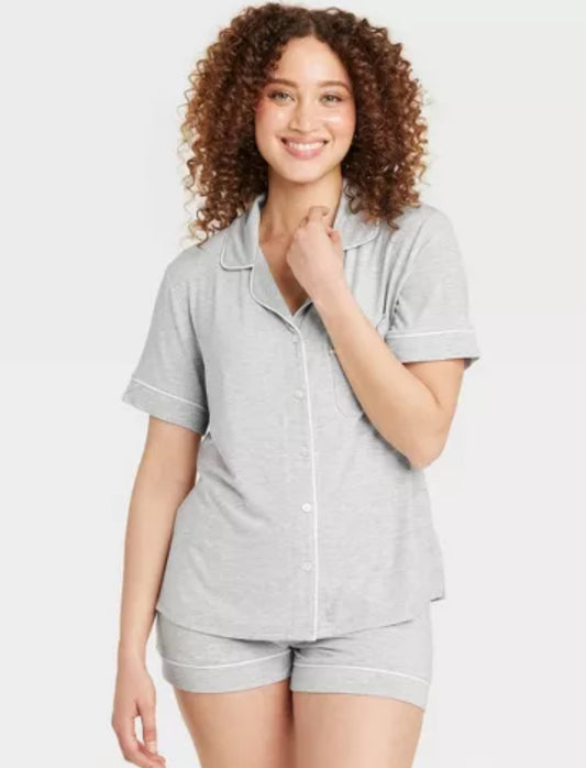 Pijama de Short Color Gris Auden