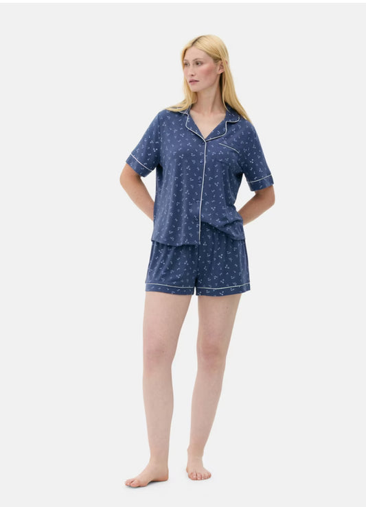 Pijama Azul con Florcitas