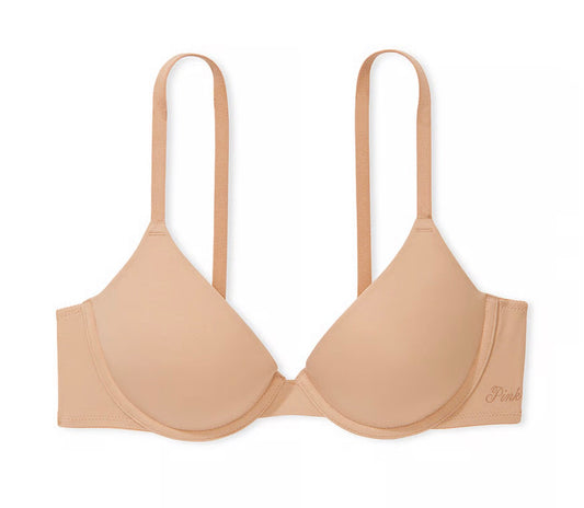 Bra Pink Lightly Lined Beige