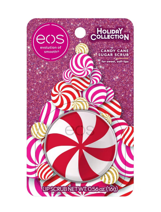 Eos holiday candy cane lip sugar scrub