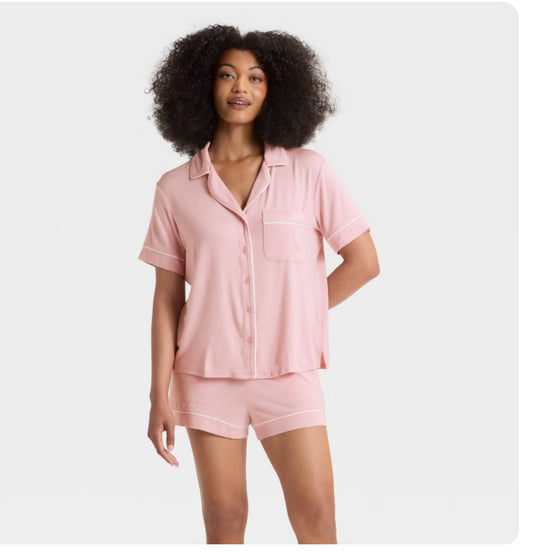 Pijama Rosada de Short