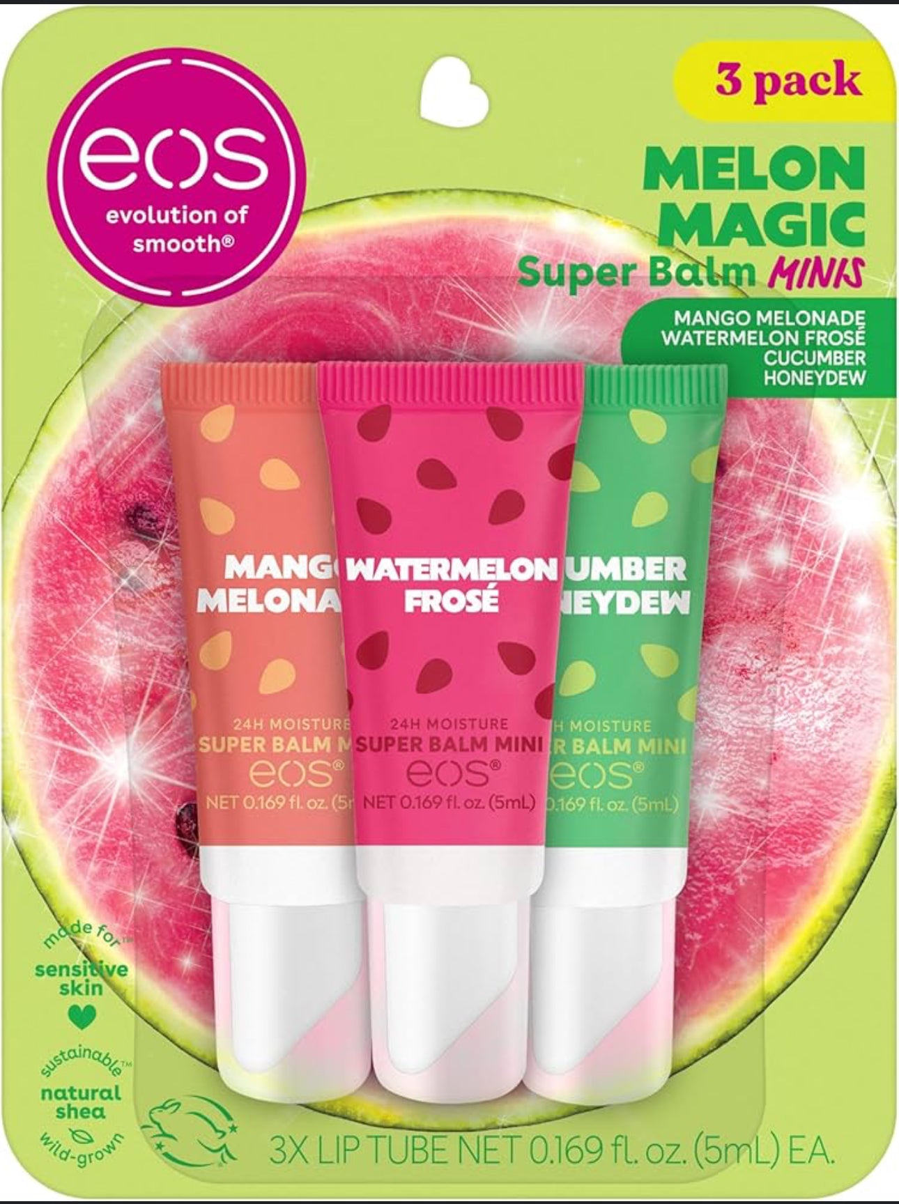 Eos súper balm minis 3 pcs