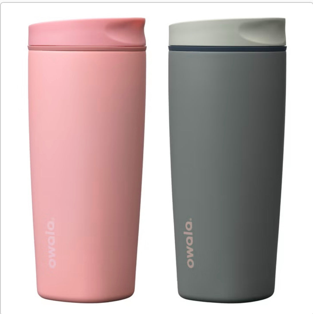 Owala SmoothSip Slider 20oz 2-pack Rosado y Verde