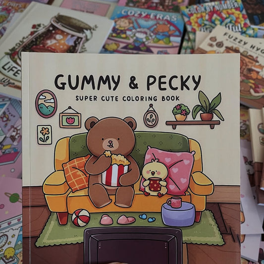 Vivi Tinta Gummy & Pecky Coloring Book