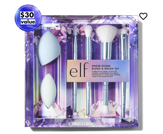 Elf Snow Globe Blend & Brush Set