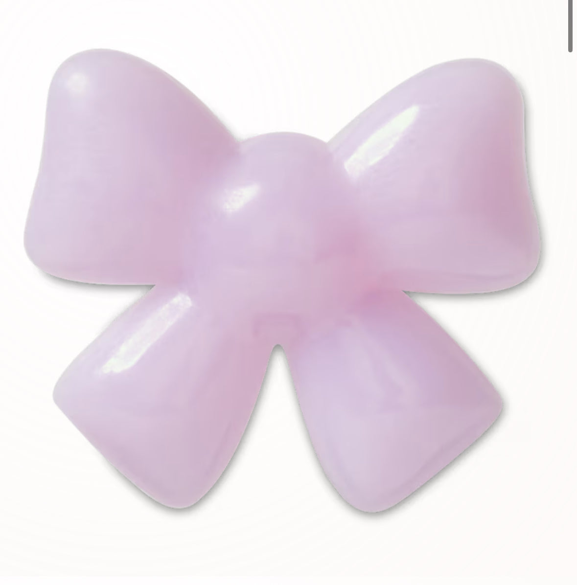 Jibbitz Pink Squishy Bow
