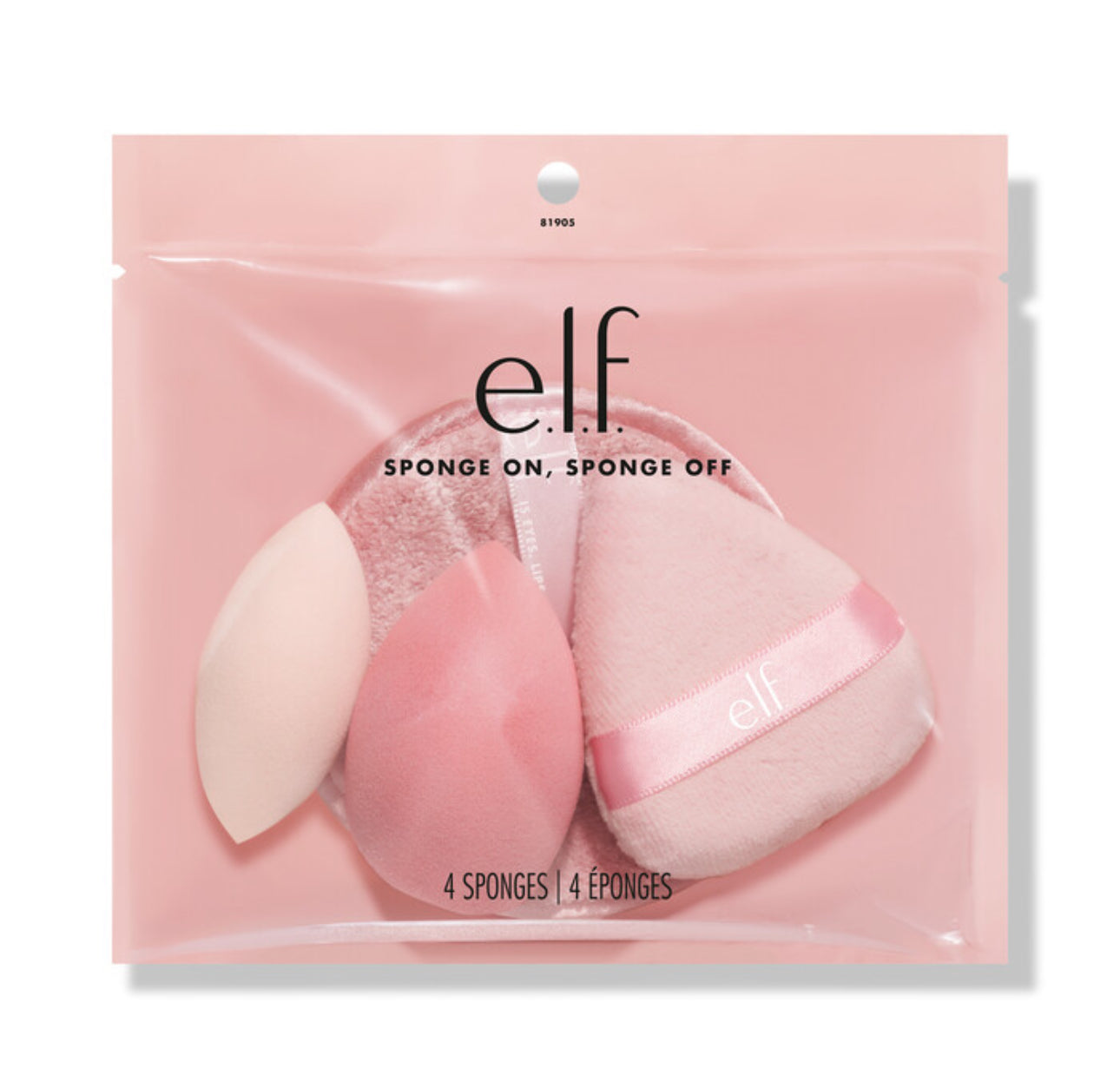 e.l.f. Sponge On, Sponge Off Holiday Cosmetic Tools Gift Set - 4ct
