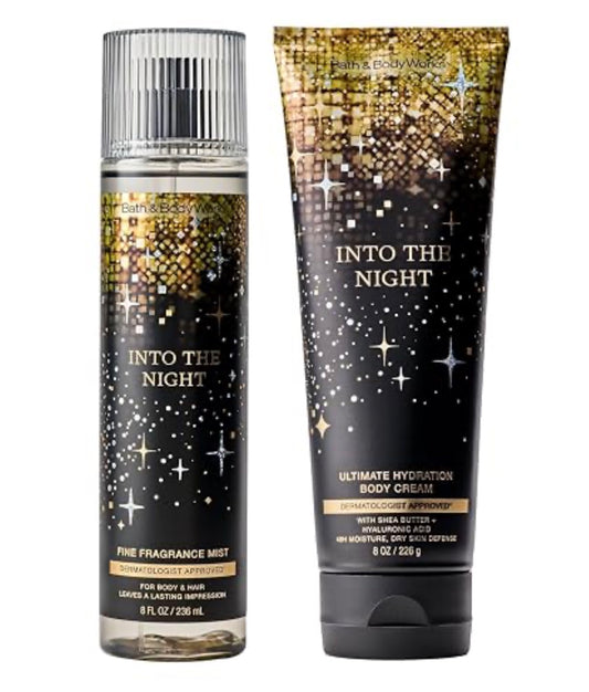 Set de 2 Piezas Bath and Body works Into The Night