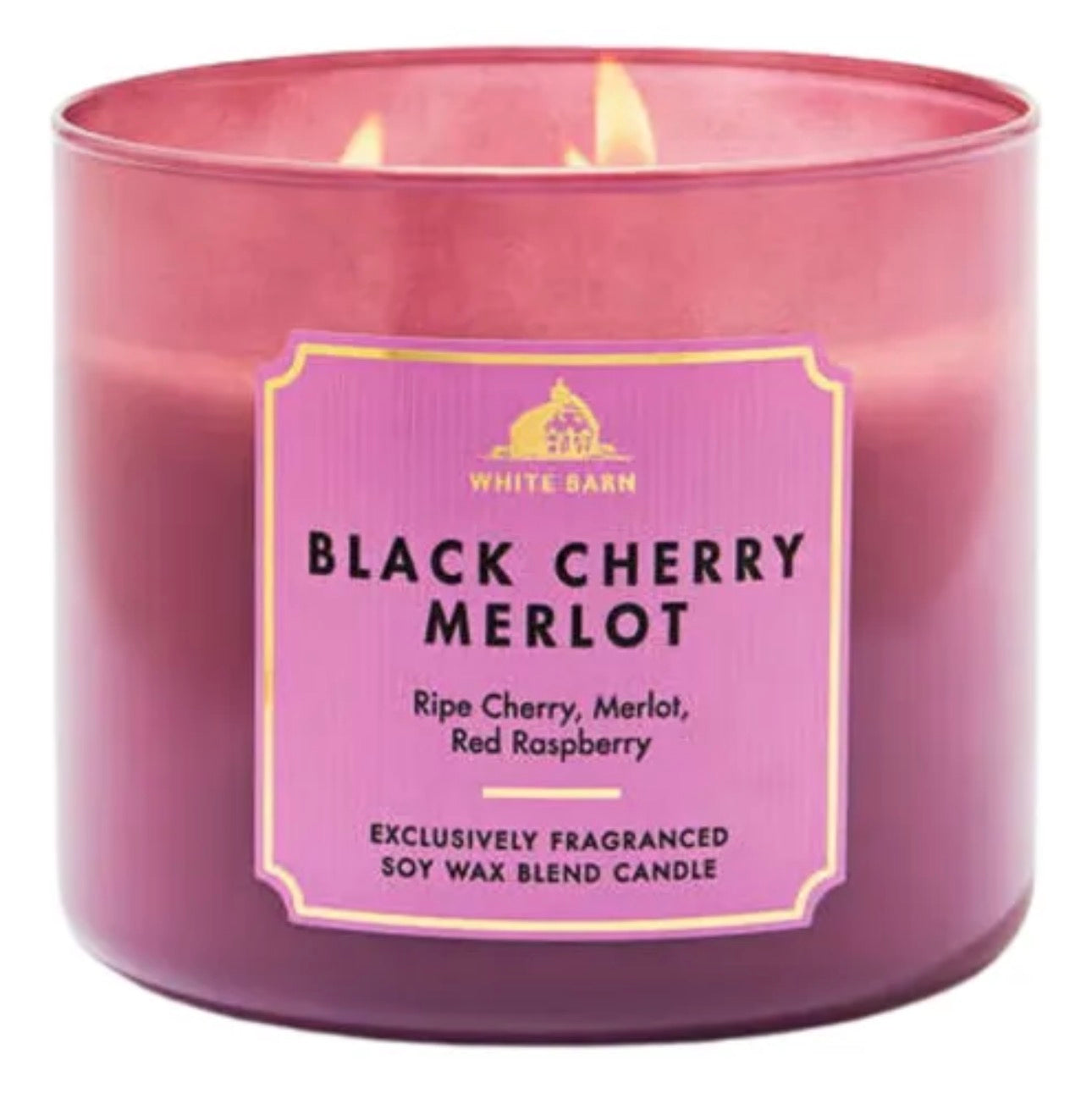 Vela de 3 Mechas Black Cherry Merlot