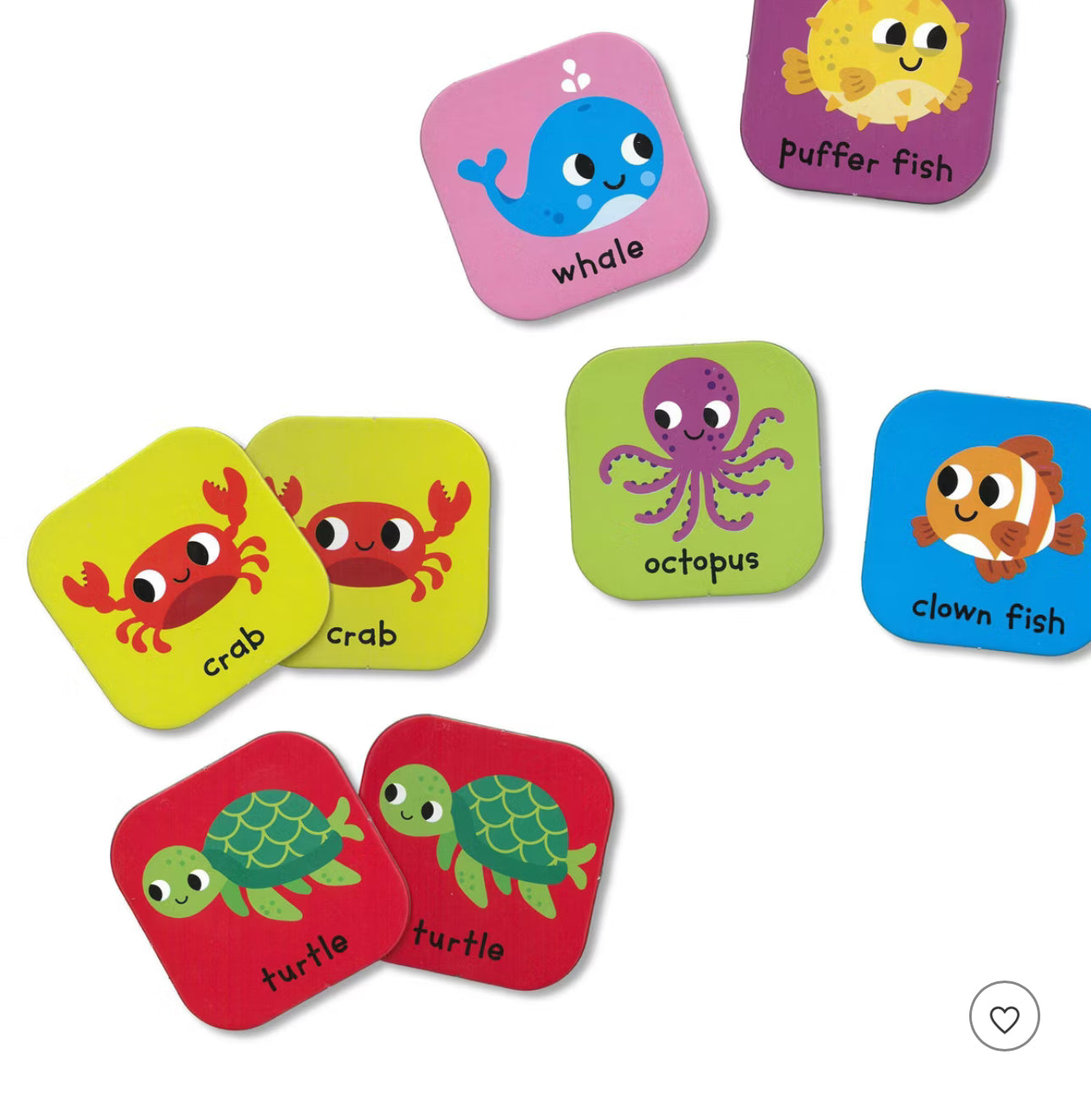 Juego de Memoria Ocean Pairs