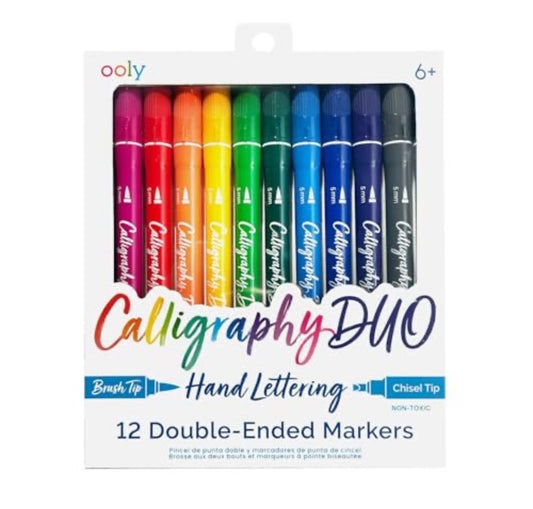Marcadores Calligraphy Duo