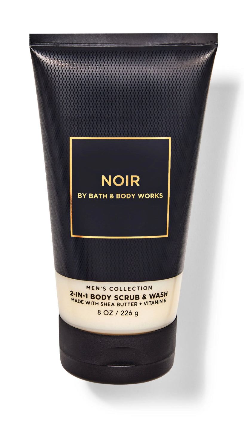 scrub & Wash 2 en 1 Men’s Collection Noir