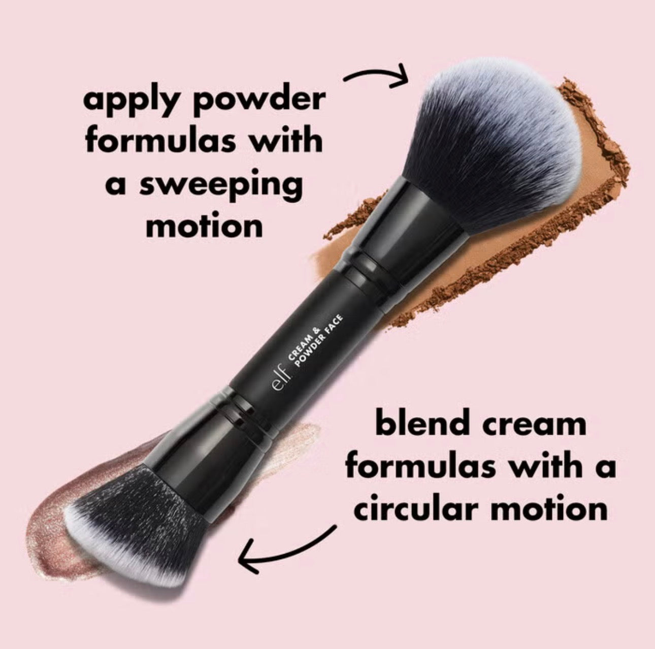 e.l.f. Cream & Powder Face Brush