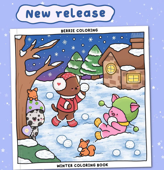 Berrie Coloring✨ Winter Coloring Book