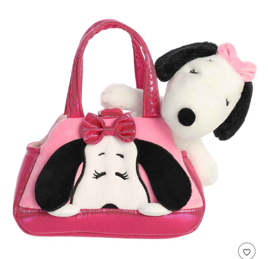 Aurora Small Fancy Pals Peek-A-Boo Belle Peanuts Adorable Stuffed Animal Pink