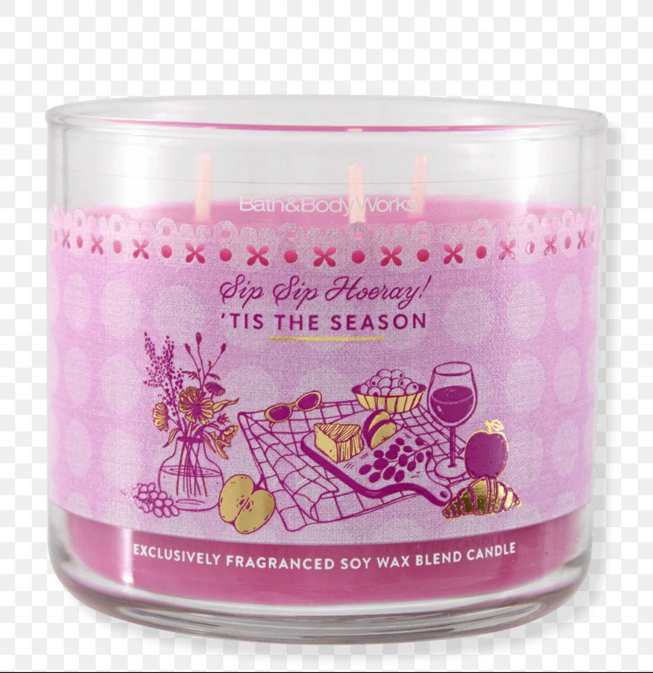 Vela de 3 Mecha Tis The Season
