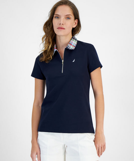 Camisa Tipo Polo Nautica Azul Marino