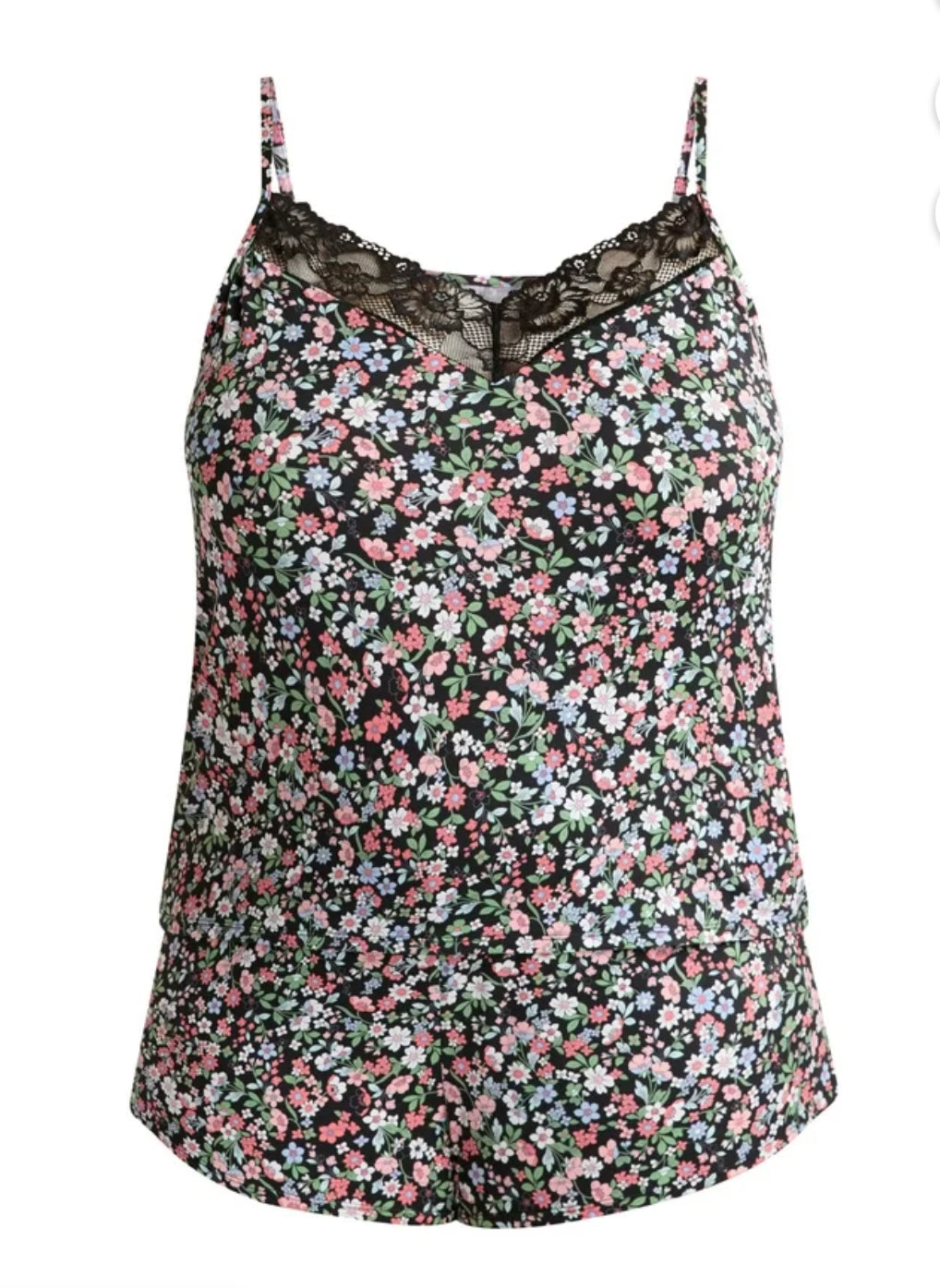 Pijama de Tirantes Floreada