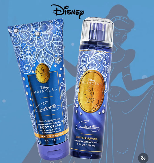 Set Bath and Body Works 2 pcs Princess Cinderella