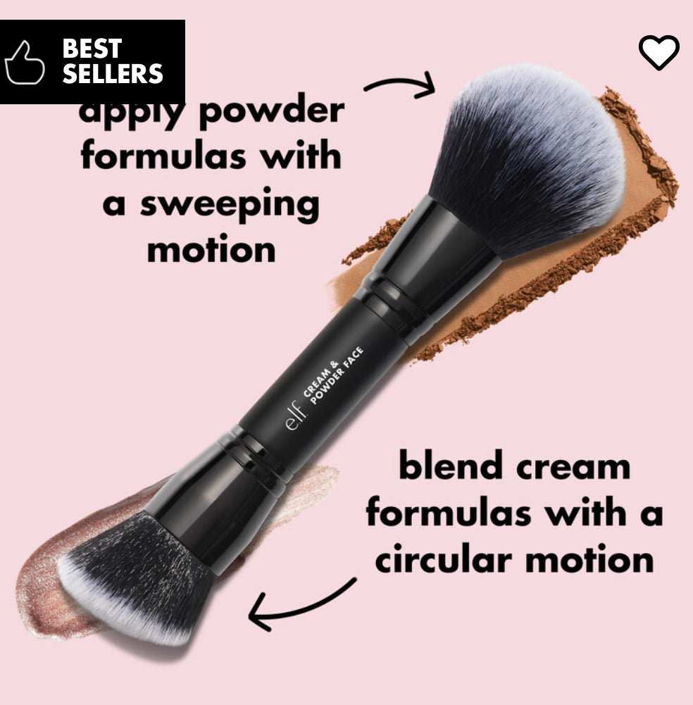 Elf Cream & Powder Face Brush