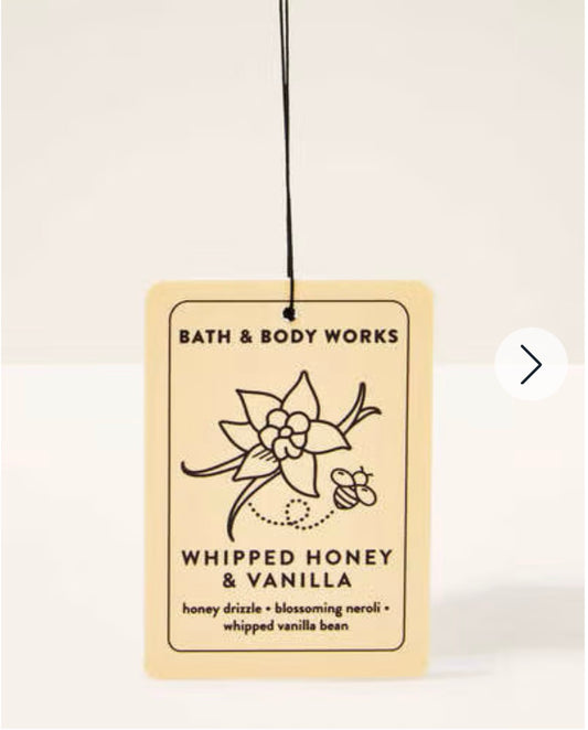 Aroma para carro Whipped Honey & vanilla