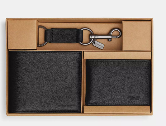 Set Coach 3en1 Wallet Gift Set