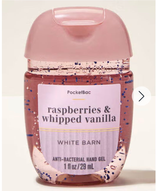 Raspberries & Whipped Vanilla
PocketBac Hand Sanitizer