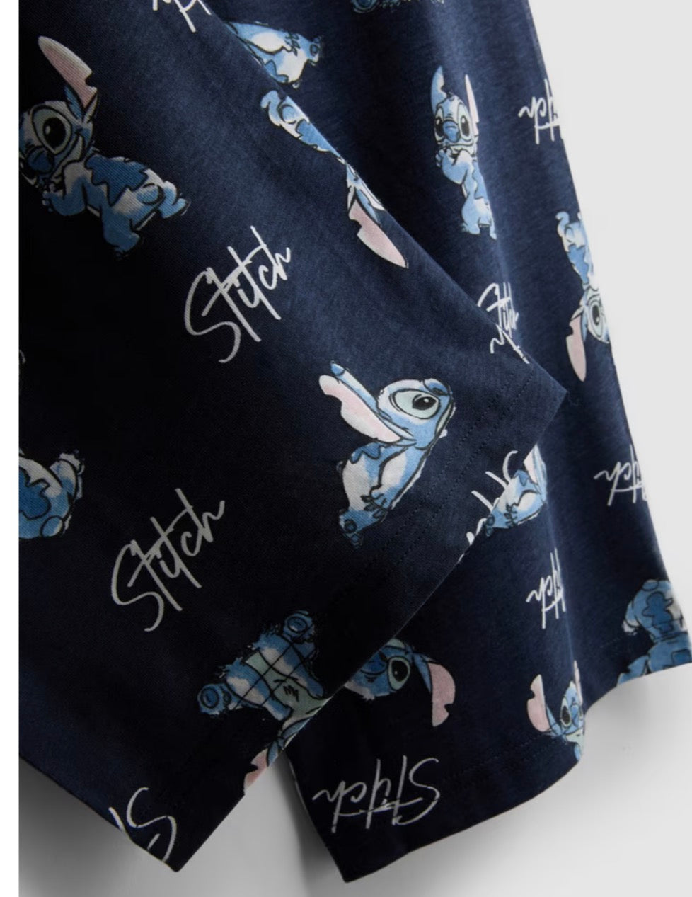 Pijama de Stitch Blanca y Azul