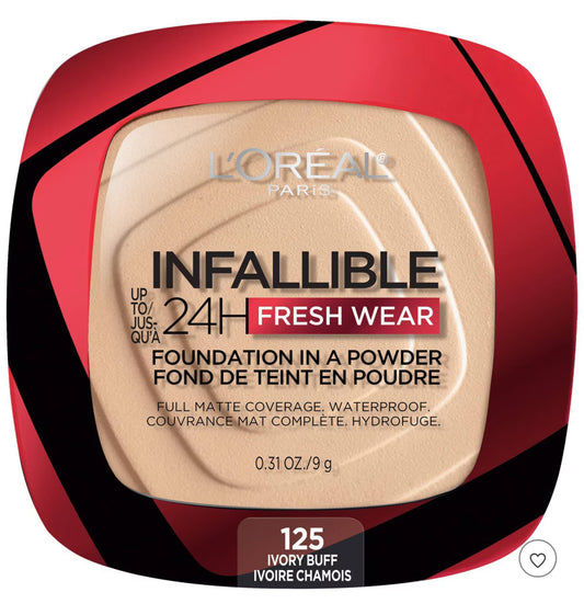 L'Oreal Paris Infallible Up to 24H Fresh Wear Foundation in a Powder