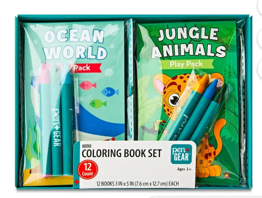 Mini Coloring Book Set