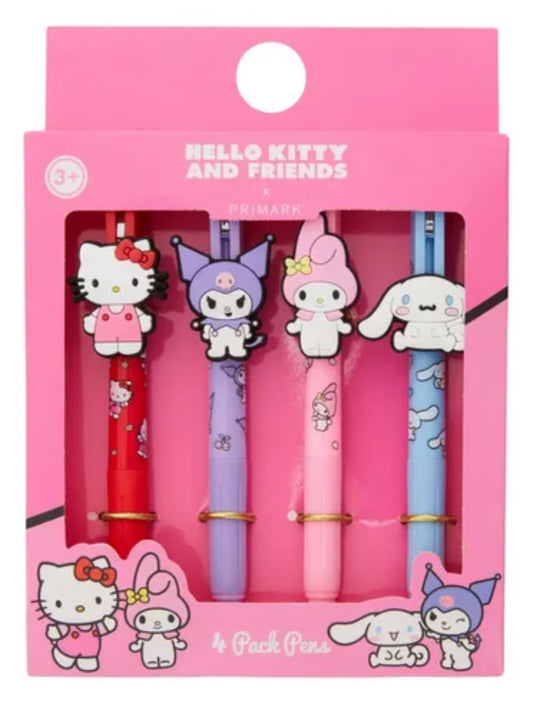 Set de 4 Lápices Hello Kitty and friends