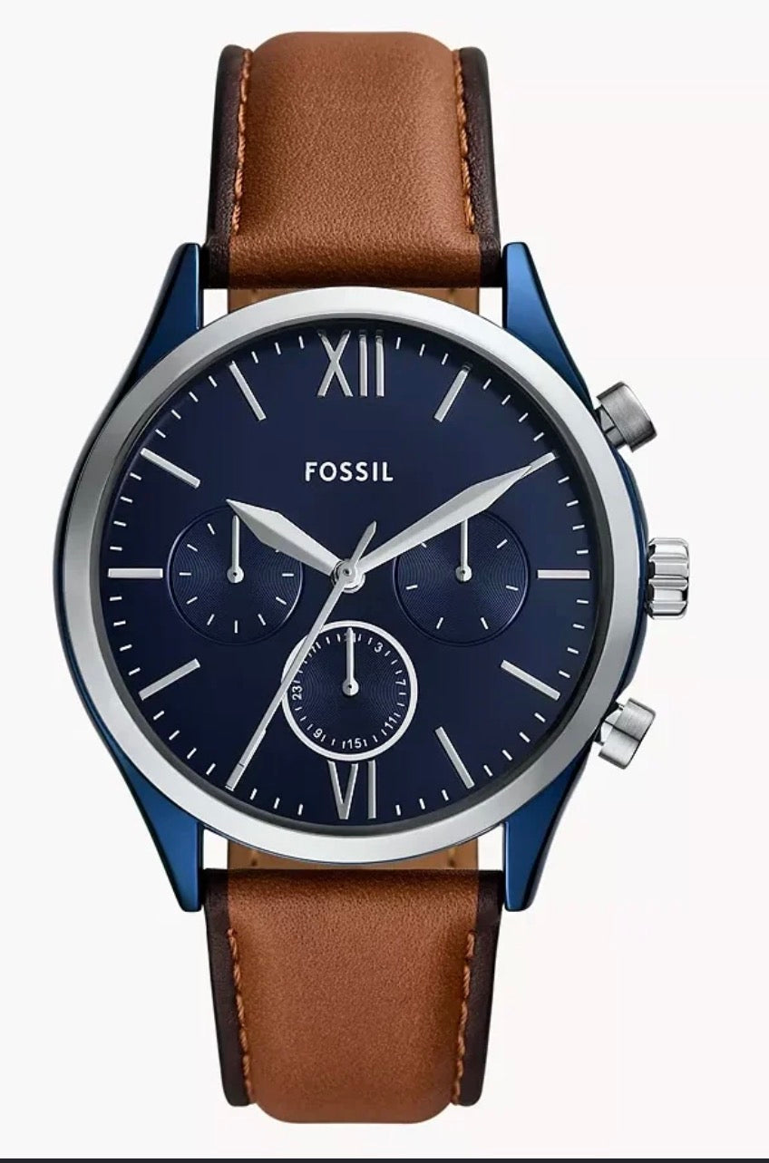 Reloj Fossil de Hombre Café y Azul