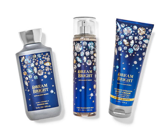 Set de 3 piezas Bath and Body Works Dream Bright