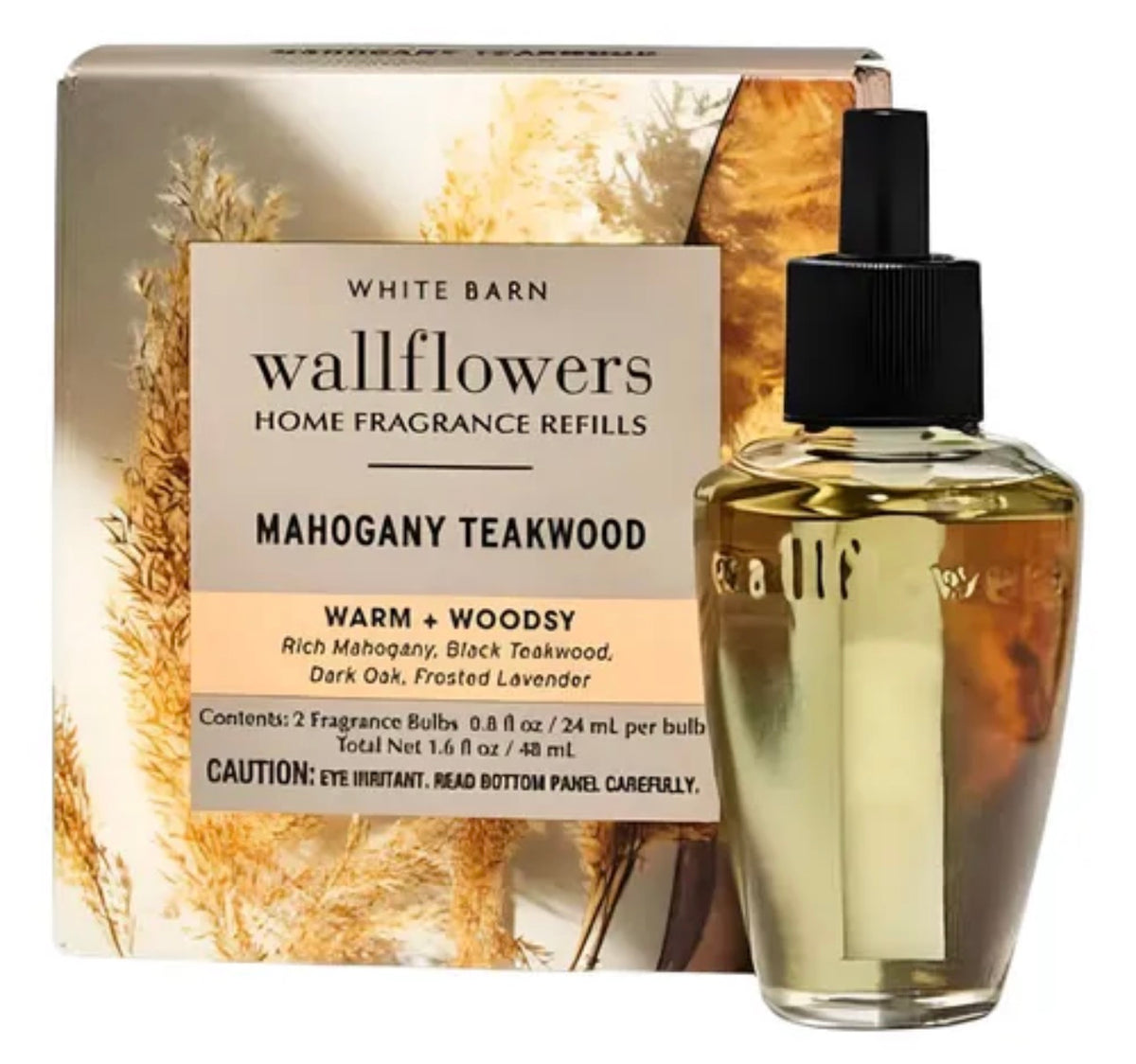 Mahogany Teakwood Wallflowers 2 Pack