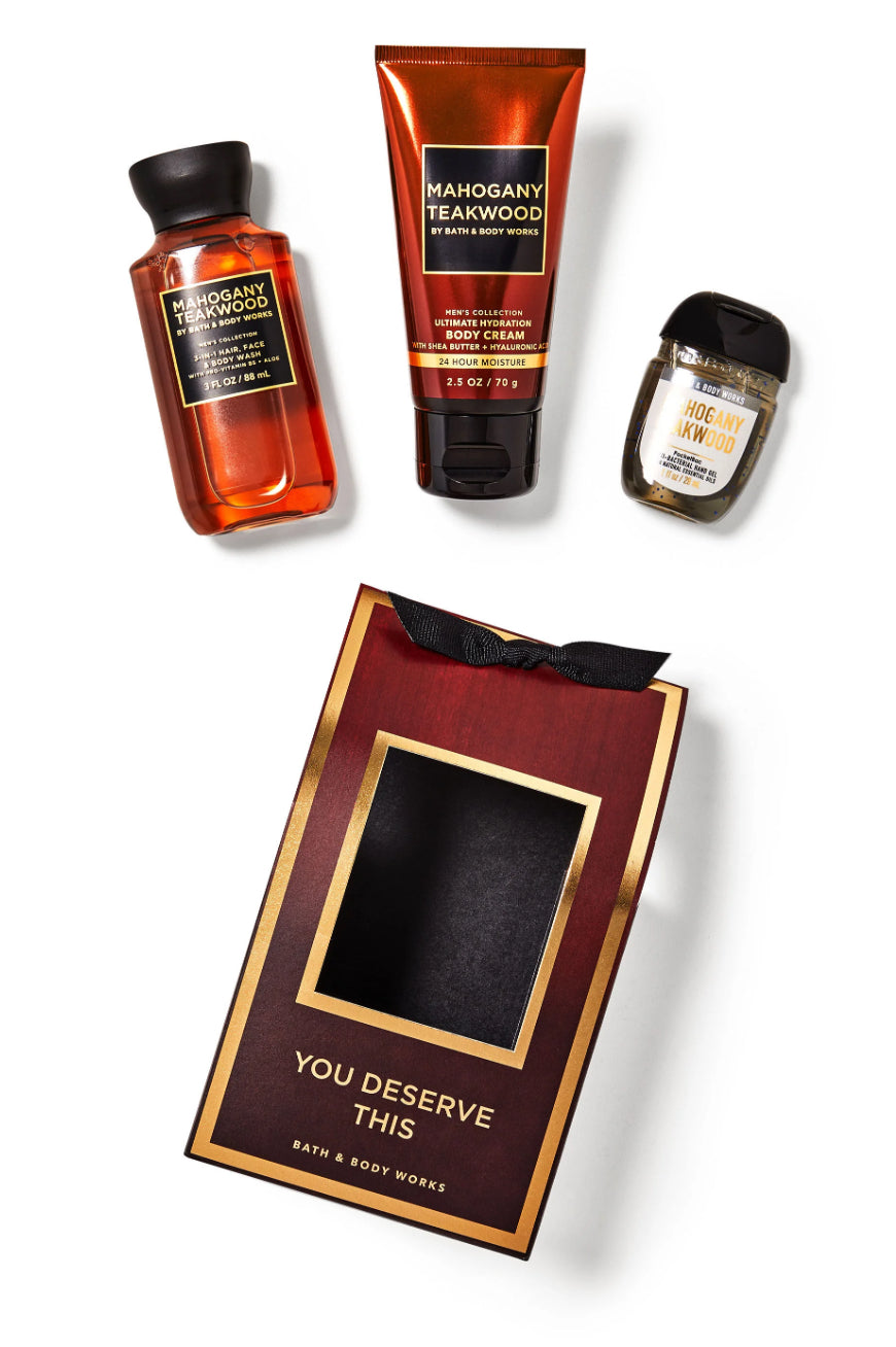 Mini set de regalo Mahogany Teakwood Men’s Collection