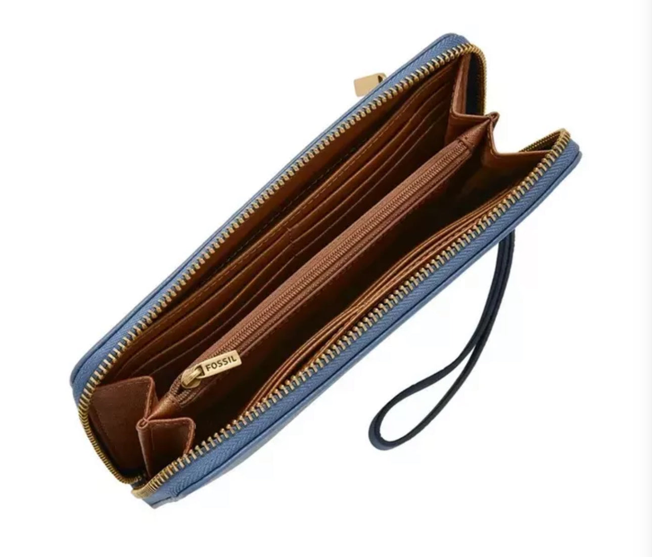 Monedero Fossil Azul