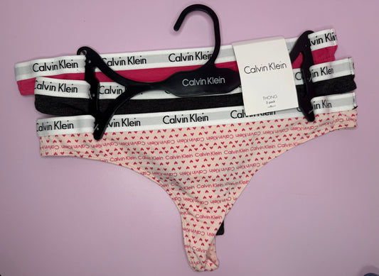 3-Pack Panties Hilos Calvin Klein🎀