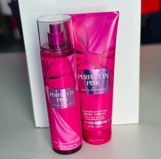 Set Bath&BodyWorks 2pcs Perfect in Pink 🎀