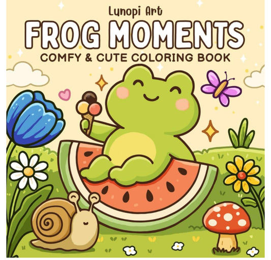 Lunopi Art Frog Moments Coloring Book