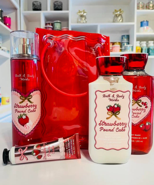 Strawberry Pound Cake 🍓Gift Bag Set