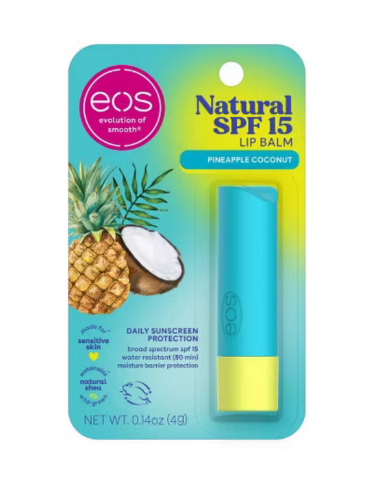eos Sun Protect Lip Balm - SPF 15- Pineapple Coconut