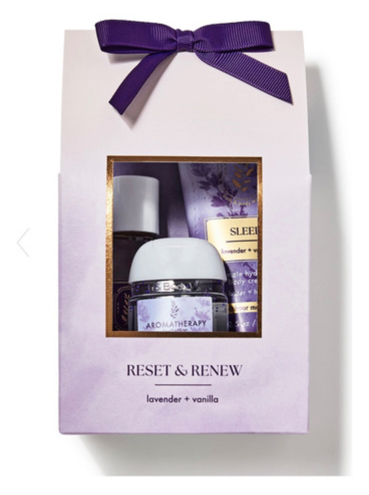 Mini set Bath and Body Works Lavander + Vanilla