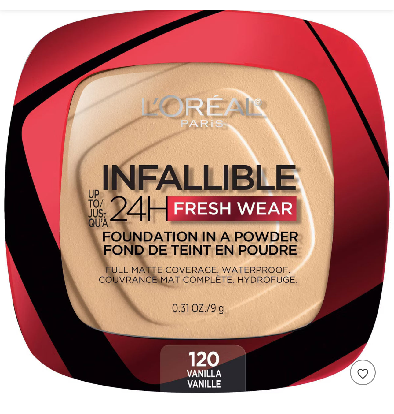 L'Oreal Paris Infallible Up to 24H Fresh Wear Foundation in a Powder